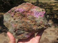 Natural Extra Large Rough Stichtite & Serpentine Specimens  x 2 From Barberton, South Africa - TopRock