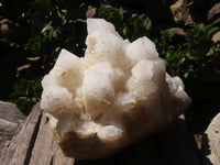 Natural Large White Phantom Quartz Cluster  x 1 From Madagascar - TopRock