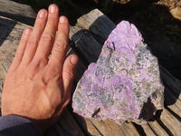 Natural Rough Stichtite & Serpentine Specimens x 2 From Barberton, South Africa