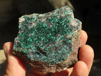 Natural Crystalline Malachite Specimens  x 2 From Congo - Toprock Gemstones and Minerals 