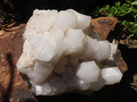 Natural Large White Phantom Quartz Cluster  x 1 From Madagascar - TopRock