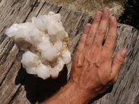 Natural Large White Phantom Quartz Cluster  x 1 From Madagascar - TopRock