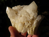 Natural Cascading Candle Quartz Clusters  x 4 From Madagascar