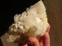 Natural Cascading Candle Quartz Clusters  x 4 From Madagascar