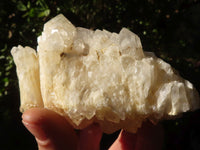 Natural Cascading Candle Quartz Clusters  x 4 From Madagascar