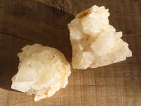 Natural Cascading Candle Quartz Clusters  x 4 From Madagascar