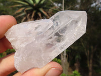 Natural Clear Etched Quartz Crystals  x 24 From Mpika, Zambia - Toprock Gemstones and Minerals 