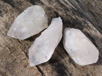 Natural Clear Etched Quartz Crystals  x 24 From Mpika, Zambia - Toprock Gemstones and Minerals 