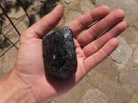 Natural Black Tourmaline Schorl Pieces  x 23 From Zambia - TopRock