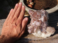 Natural Red Hematite Quartz Clusters  x 2 From Karoi, Zimbabwe - Toprock Gemstones and Minerals 