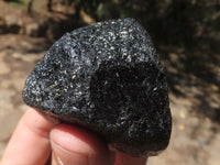 Natural Black Tourmaline Schorl Pieces  x 23 From Zambia - TopRock