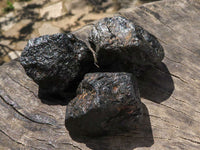 Natural Black Tourmaline Schorl Pieces  x 23 From Zambia - TopRock