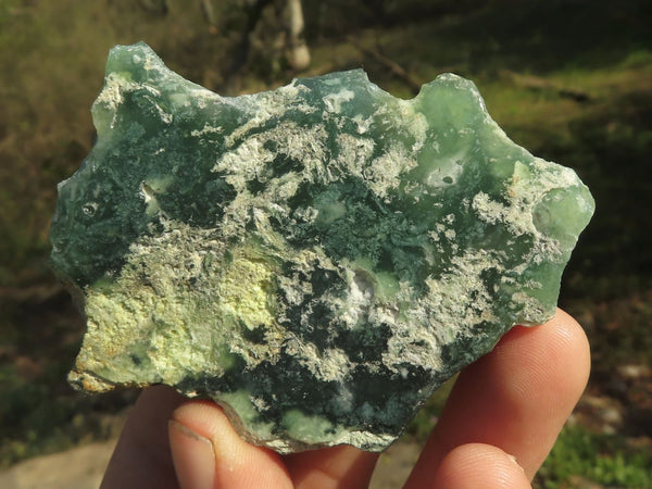 Polished Mtorolite Emerald Chrome Chrysoprase Plates x 24 From Mutorashanga, Zimbabwe - TopRock