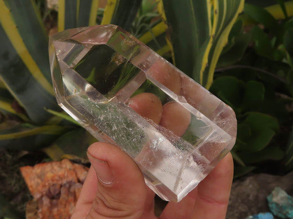 Polished Clear Quartz Crystal Points x 6 From Madagascar - TopRock