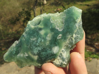 Polished Mtorolite Emerald Chrome Chrysoprase Plates x 24 From Mutorashanga, Zimbabwe - TopRock