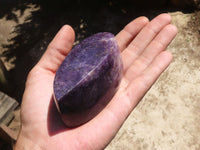 Polished Purple Lepidolite Free Forms  x 6 From Zimbabwe - TopRock