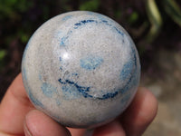 Polished Small Highly Selected Blue Spotted Spinel Dalmatian Stone Spheres x 12 From Madagascar - TopRock