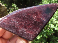 Polished Purple Lepidolite Free Forms  x 6 From Zimbabwe - TopRock