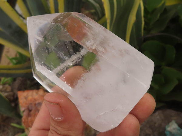 Polished Clear Quartz Crystal Points x 6 From Madagascar - TopRock