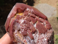 Natural Red Hematoid Quartz Specimens x 2 From Karoi, Zimbabwe - TopRock