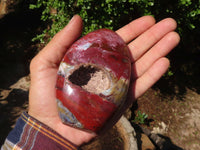 Polished Red Jasper Standing Free Forms  x 4 From Madagascar - Toprock Gemstones and Minerals 