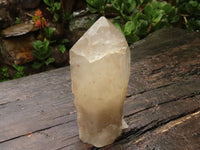 Natural Large Semi Polished Quartz Crystal (Cut To Stand) x 1 From Angola - TopRock