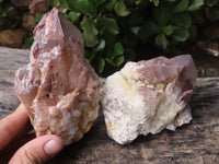 Natural Red Hematoid Quartz Specimens x 3 From Karoi, Zimbabwe - TopRock