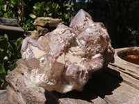 Natural Large Red Hematoid Phantom Quartz Cluster  x 1 From Karoi, Zimbabwe - TopRock