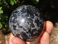 Polished Merlinite Gabbro Spheres  x 6 From Madagascar - Toprock Gemstones and Minerals 