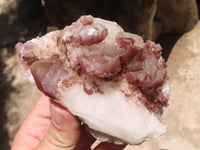 Natural Red Hematoid Quartz Specimens x 3 From Karoi, Zimbabwe - TopRock