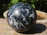 Polished Merlinite Gabbro Spheres  x 6 From Madagascar - Toprock Gemstones and Minerals 