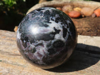 Polished Merlinite Gabbro Spheres  x 6 From Madagascar - Toprock Gemstones and Minerals 