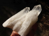 Natural Candle Quartz Crystal Clusters  x 6 From Madagascar