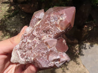 Natural Red Hematoid Quartz Specimens x 3 From Karoi, Zimbabwe - TopRock