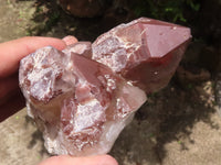 Natural Red Hematoid Quartz Specimens x 3 From Karoi, Zimbabwe - TopRock