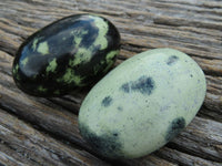 Polished Leopard (Serpentine) Stone Gallets x 12 From Nyanga & Shamva, Zimbabwe - TopRock