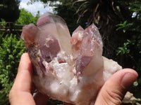 Natural Red Hematoid Quartz Specimens x 3 From Karoi, Zimbabwe - TopRock