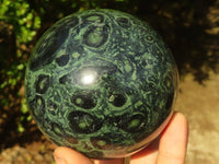 Polished Stromatolite / Kambamba Jasper Spheres  x 2 From Katsepy, Madagascar - Toprock Gemstones and Minerals 