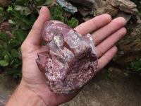 Natural Red Hematoid Quartz Specimens x 3 From Karoi, Zimbabwe - TopRock