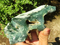 Natural Green Mtorolite Cutting Material  x 2 From Zimbabwe - Toprock Gemstones and Minerals 