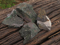 Natural Rare Copper Phosphate Libethenite On Dolomite Clusters  x 8 From Shituru, Congo - TopRock