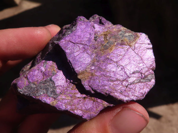 Natural Metallic Purpurite Cobbed Specimens  x 12 From Erongo, Namibia - Toprock Gemstones and Minerals 