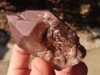 Natural Red Hematoid Quartz Crystals x 12 From Karoi, Zimbabwe