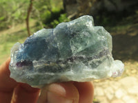 Natural Selected Watermelon Fluorite Cobbed Pieces (Stone Sealed) x 13 From Uis, Namibia - TopRock