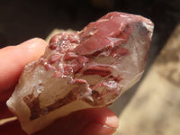 Natural Red Hematoid Quartz Crystals x 12 From Karoi, Zimbabwe