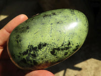 Polished Spotted Leopard Stone Free Forms  x 4 From Zimbabwe - Toprock Gemstones and Minerals 