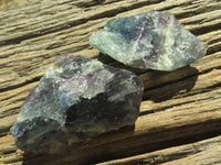 Natural Selected Watermelon Fluorite Cobbed Pieces (Stone Sealed) x 13 From Uis, Namibia - TopRock