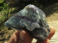 Natural Selected Watermelon Fluorite Cobbed Pieces (Stone Sealed) x 13 From Uis, Namibia - TopRock