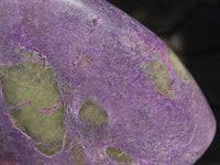 Polished Stichtite & Serpentine Standing Free Forms With Silky Purple Threads  x 3 From Barberton, South Africa - TopRock