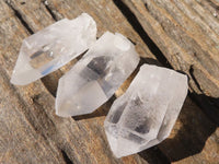 Natural Single Etched Clear Quartz Crystals  x 35 From Mpika, Zambia - Toprock Gemstones and Minerals 